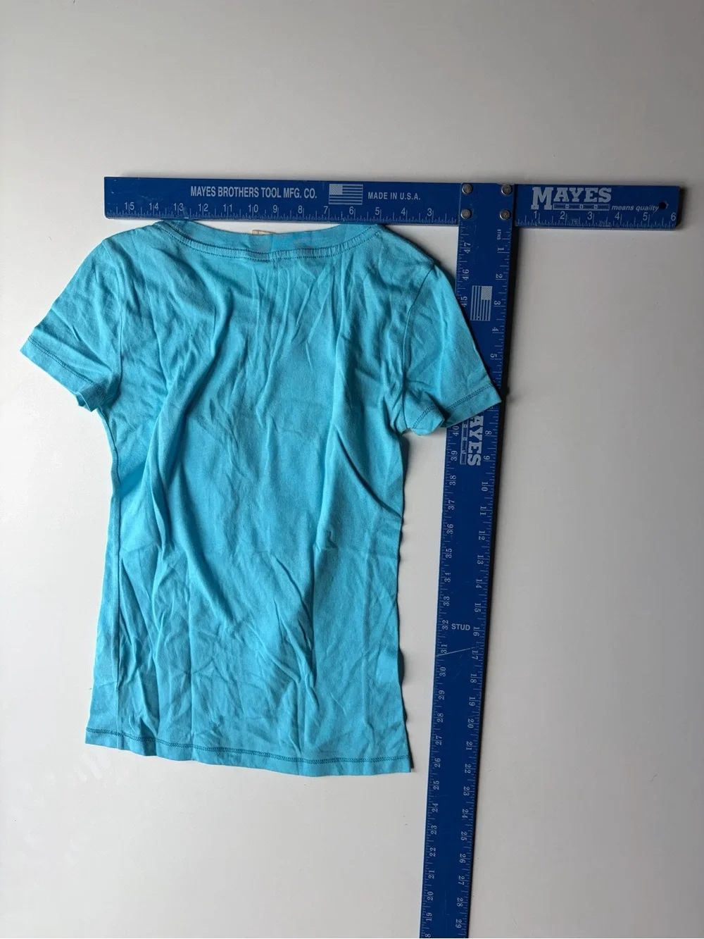 Vintage Hollister Turquoise Blue Graphic Short Sleeve Tee with Pink Accent